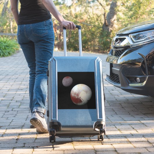 Pluto & Charon 9th of Dwarf Planet Zonnestelsel Sticker (Koffer Insitu)