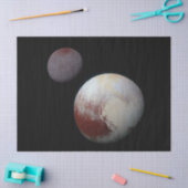 Pluto & Charon 9th of Dwarf Planet Zonnestelsel Tissuepapier (Craft)
