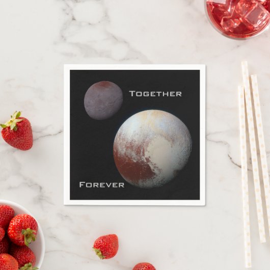 Pluto Charon Samen Forever Cocktail servetten (Insitu)