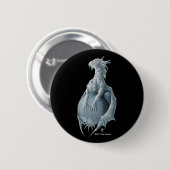 Pluto Dragon Ronde Button 5,7 Cm (Voorkant /achterkant)