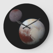 Pluto en Charon NASA New Horizons Klok (Voorkant)