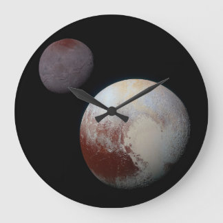 Pluto en Charon NASA New Horizons Klok