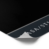 Pluto en Charon Poster (Hoek)