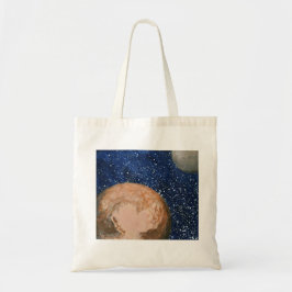 Pluto en Charon Tote Bag