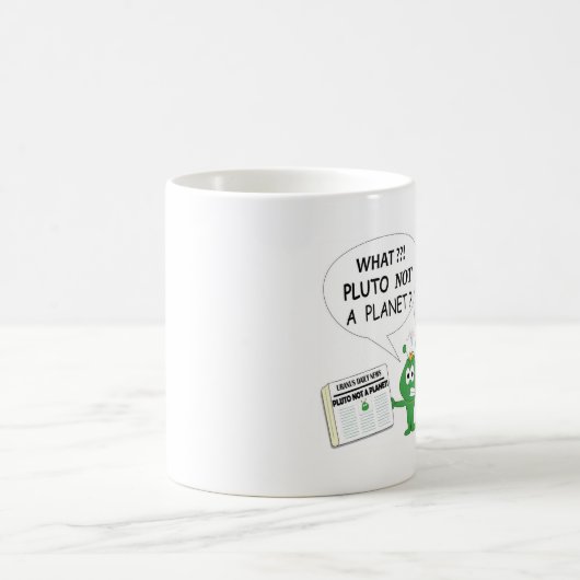 pluto geen mok voor koffie op de planeet (Center)