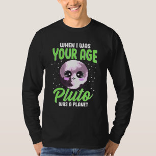 Pluto Geïnspireerd Dwerg Planet Gerelateerd Pluto T-shirt