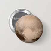 Pluto Heart-Uitzicht Ronde Button 5,7 Cm (Voorkant /achterkant)