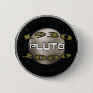 Pluto-herdenking 1930-2006 ronde button 5,7 cm
