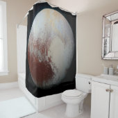 Pluto - Het grootste Dwarf Planet Shower-gordijn Douchegordijn (In situ)