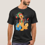 Pluto Hond Mickey Kerst T-shirt (Voorkant)