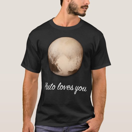 Pluto houdt van je t-shirt (Voorkant)