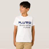 Pluto is een planeet T-shirt (Voorkant volledig)