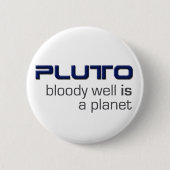 Pluto is een Planet Button (Voorkant)