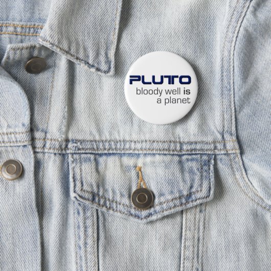 Pluto is een Planet Button (In situ)