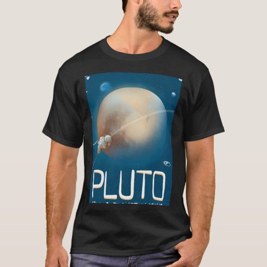 Pluto is nog steeds een planeet in mijn hart t-shirt (Voorkant)