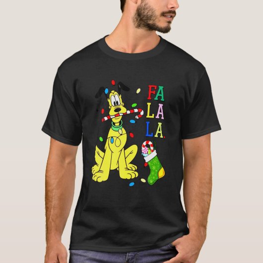 Pluto Kerst Shirt Schattige Pluto La Fa Sweatshi (Voorkant)
