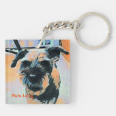 Pluto Living Sleutelhanger (Achterkant)