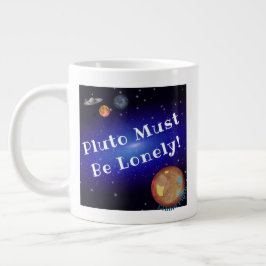 "Pluto moet eenzaam zijn" Specialty Mok