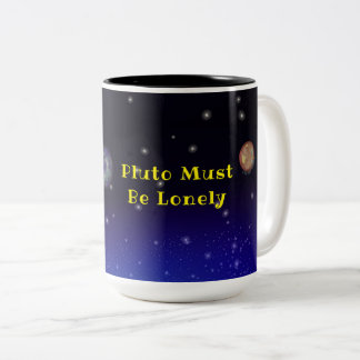 'Pluto Must Be Lonely' winkel banner Mok