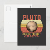 pluto NEVER FORGET Briefkaart (Voorkant / Achterkant)