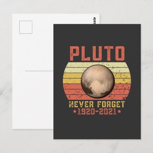pluto NEVER FORGET Briefkaart (Voorkant / Achterkant)