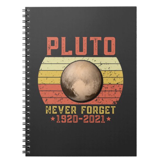pluto NEVER FORGET Notitieboek (Voorkant)