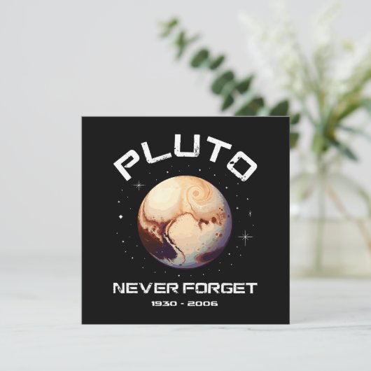 Pluto Nooit Vergeten (Staand voorkant)