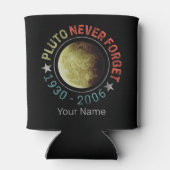 Pluto Nooit vergeten 1930-2006  Planet Retro Blikjeskoeler (Achterkant)