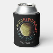 Pluto Nooit vergeten 1930-2006  Planet Retro Blikjeskoeler (Blikje Achterkant)