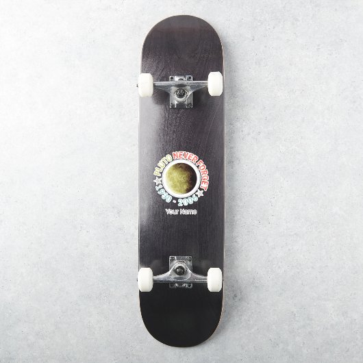 Pluto Nooit vergeten 1930-2006 Planet Retro Sticker (Skateboard)