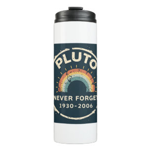 Pluto Nooit Vergeten 1930-2006 Retro Space Thermosbeker