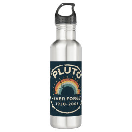 Pluto Nooit Vergeten 1930-2006 Retro Space Waterfles