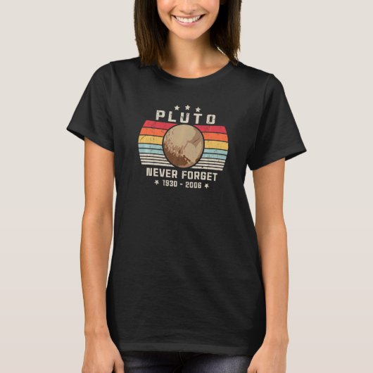 PLUTO Nooit vergeten 1930 2006 T-shirt (Voorkant)