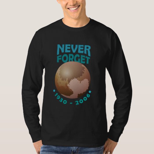 Pluto Nooit vergeten 1930 | Pluto Nooit Shirt verg (Voorkant)