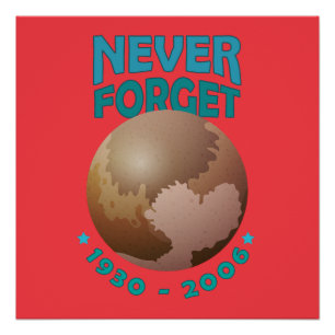Pluto Nooit vergeten 1930 Pluto Nooit Shirt verg Perfect Poster