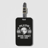 Pluto Nooit Vergeten Bagagelabel (Voorkant (verticaal))