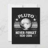 Pluto Nooit Vergeten Bedankkaart (Voorkant)