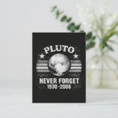 Pluto Nooit Vergeten Briefkaart (Staand voorkant)