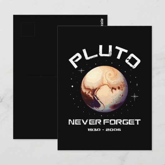 Pluto Nooit Vergeten Briefkaart (Voorkant / Achterkant)