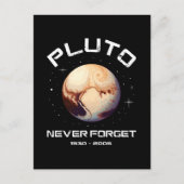 Pluto Nooit Vergeten Briefkaart (Voorkant)