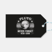 Pluto Nooit Vergeten Cadeaulabel (Voorkant (Horizontaal))