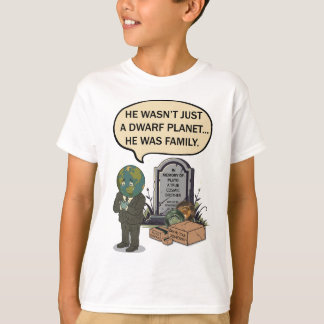 Pluto Nooit Vergeten Dwergplaneet Grappige Ruimte T-shirt