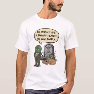 Pluto Nooit Vergeten Dwergplaneet Grappige Ruimte T-shirt