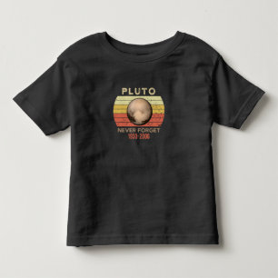 pluto nooit vergeten, eris, maan, astronomie, astr kinder shirts