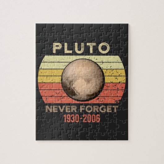 pluto nooit vergeten, eris, maan, astronomie, astr legpuzzel (Verticaal)
