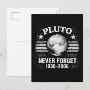 Pluto Nooit Vergeten Feestdagenkaart