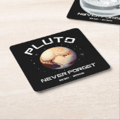 Pluto Nooit Vergeten Kartonnen Onderzetters (Schuin)
