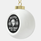 Pluto Nooit Vergeten Keramische Bal Ornament (Rechts)