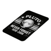 Pluto Nooit Vergeten Magneet (Linkerzijde)