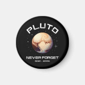 Pluto Nooit Vergeten Magneet (Voorkant)